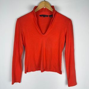 French Connection Bright Red Long Sleeve